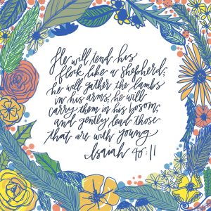 Isaiah 40:11- The Pace of Peace